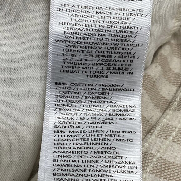 Rag & Bone Women's Shea Relaxed Straight Leg Jeans Tan/Ivory Size 25 - Picture 6 of 12